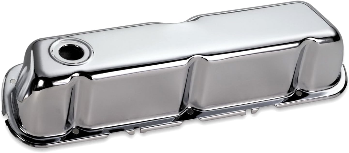 Moroso VALVE COVERS, FORD 302/351W, CHROME, NO LOGO