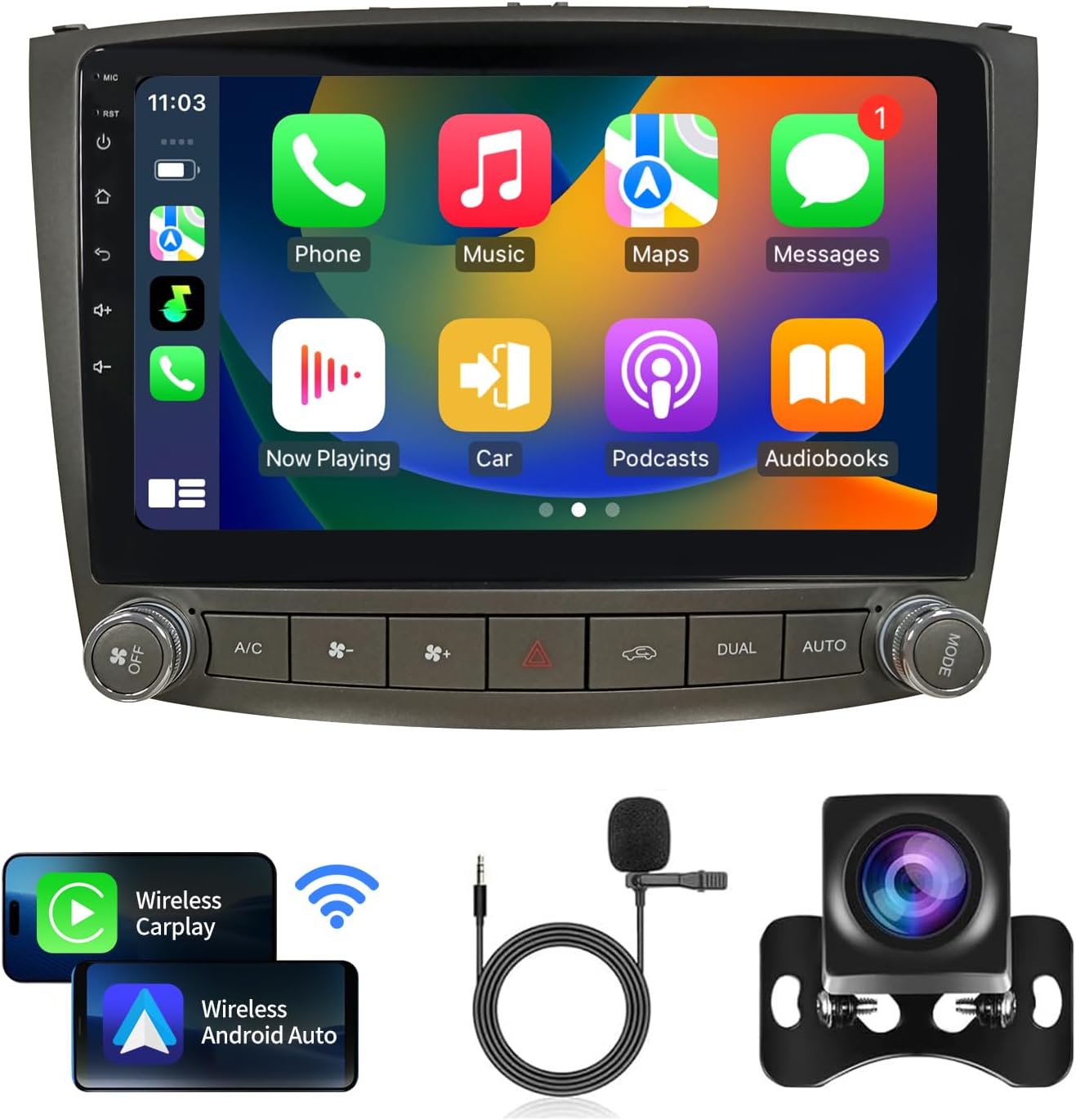 Radio for Lexus IS250 IS300 IS350 Car Stereo 2006 2007 2008 2009 2010 2011 2012 Android 13 10