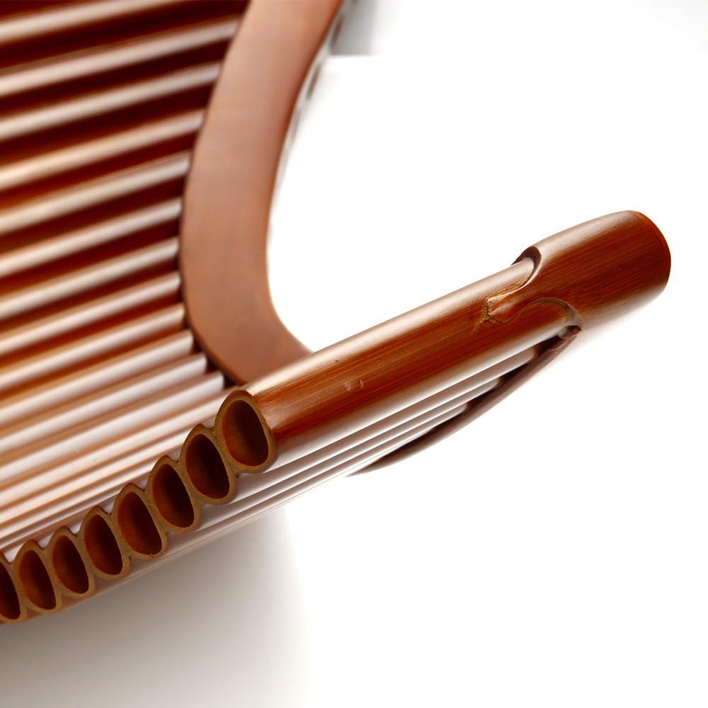 25 Pipes C Key Pan Flute Chinese Traditional Musical Instrument Pan Pipes Easy to Learn (Right Hand)