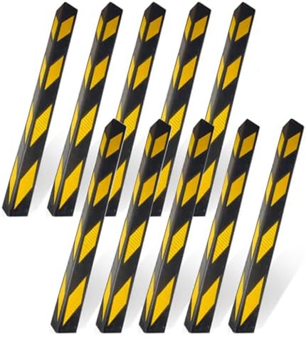 Garage Wall Corner Protector Rubber Wall Corner Guard for Parking Garages, Bumpers Corner Guardswall Edge Protector Protect Your Car,10Pcs,120Cm-10pcs-120cm