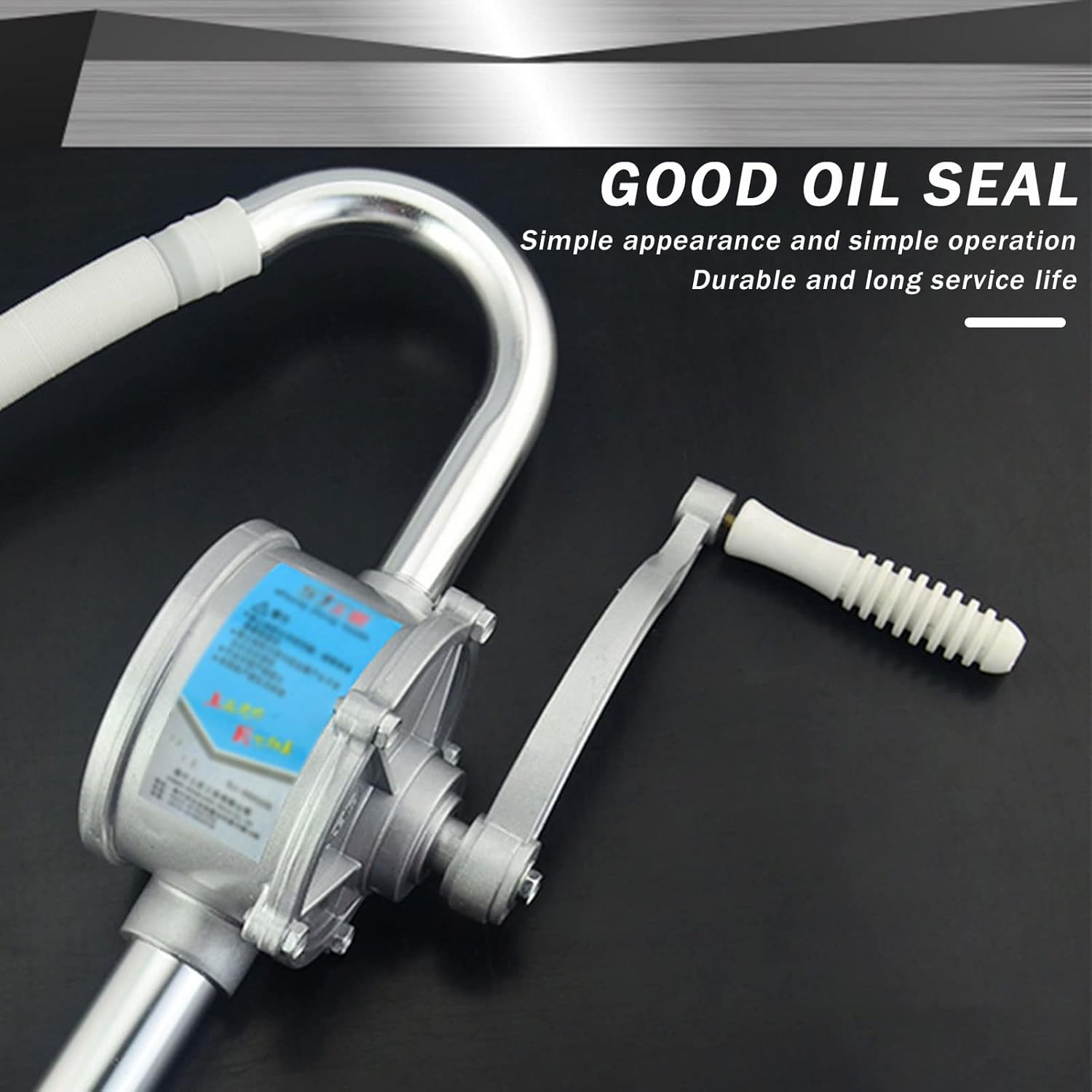 Hand Tool Aluminum Alloy Hand Oil Pump, Manual Oil Pump, Oil Suction Machine, Oil Drum Pump, Refueling Pump, Not Easy to Get Stuck