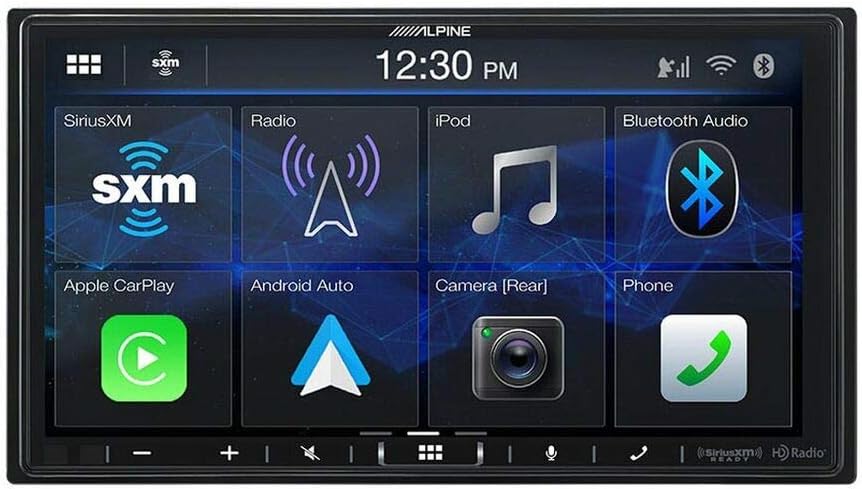 Alpine iLX-407 Shallow Chassis 7 Inch Multimedia Receiver with Apple Carplay