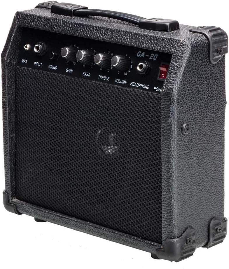 Stylish Electric Guitar with Black Pickguard Black