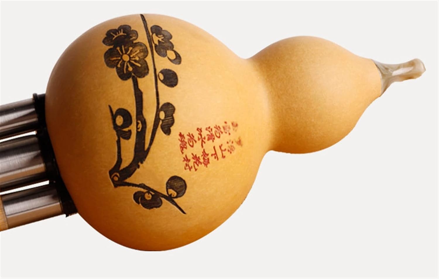 FLFL Hulusi Hulusi C/Bb Key Instrument Bamboo Flute Handmade