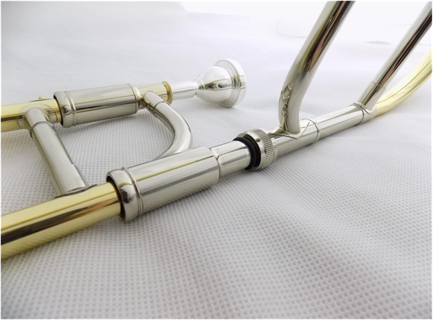 Student Trombone EB Alto Trombone with Case Mouthpiece Yellow Brass Trombones Musical Instruments Trombone Kit