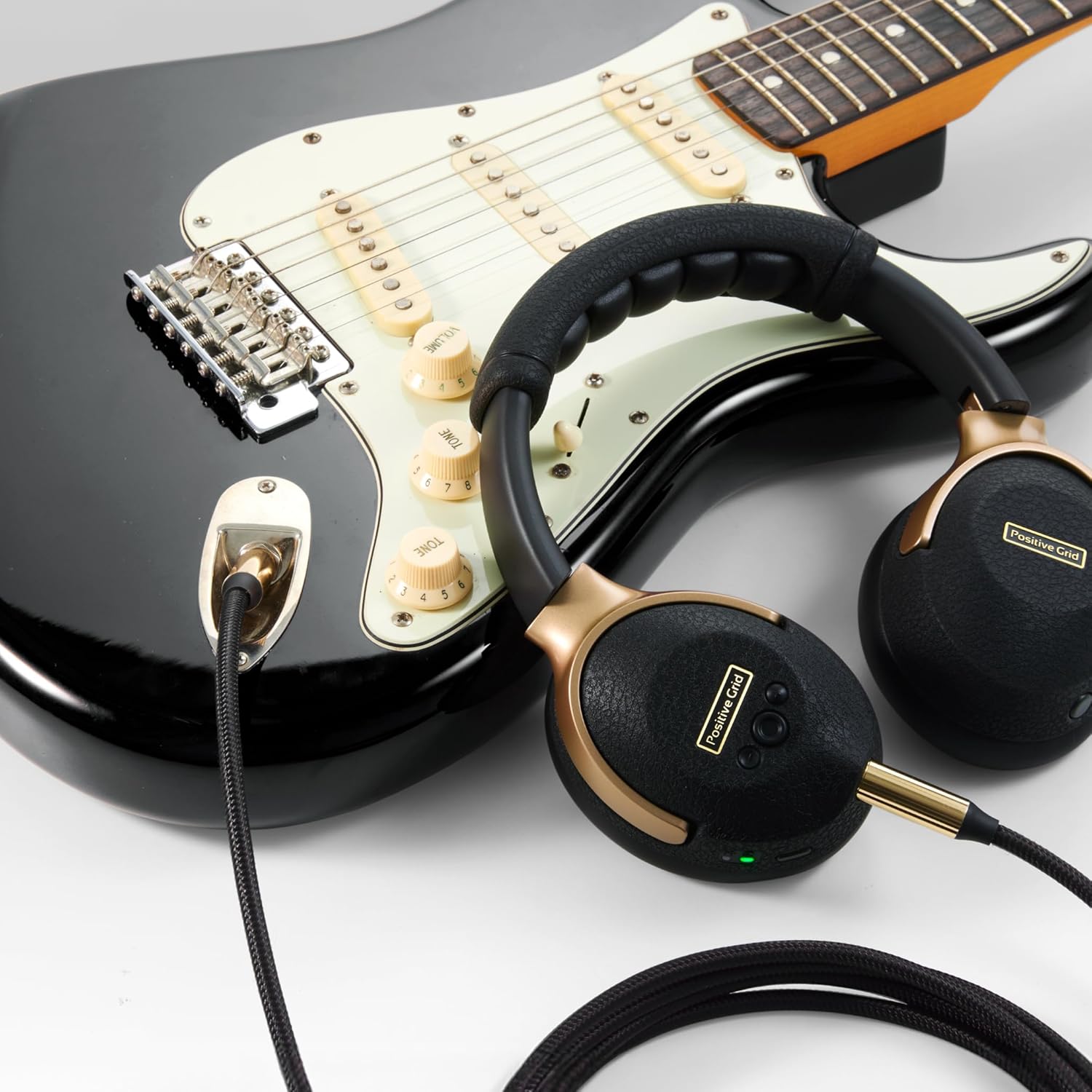 Positive Grid Spark NEO Core Wired Smart Guitar Headphone Amp with Custom Audio Drivers, Noise-Isolation, Bluetooth Streaming & Smart App with AI Features for Electric, Acoustic and Bass Guitar