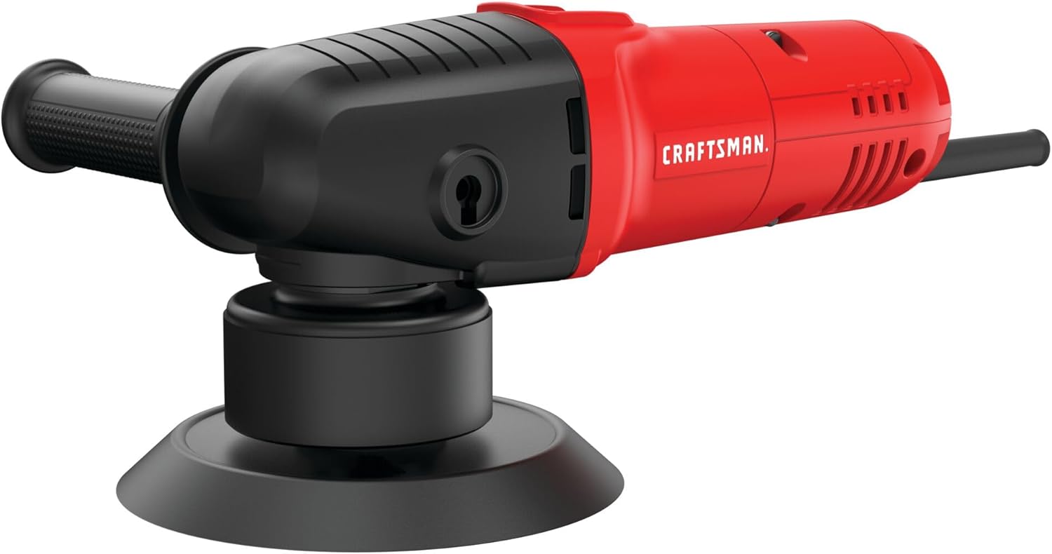 CRAFTSMAN Polisher, Variable-Speed, Random Orbit, 6-Inch (CMEE145)