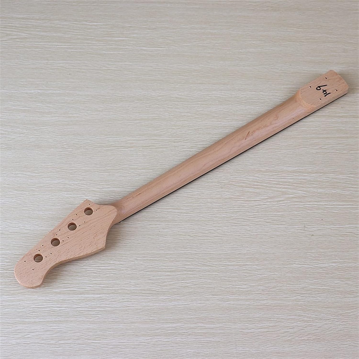 Unfinished Guitar Kit PB Bass Guitar Kit with Maple Bass Guitar Neck 21 Frets Electric Bass Guitar Unfinished Project DIY Guitar Parts Handmade ​Guitar Body