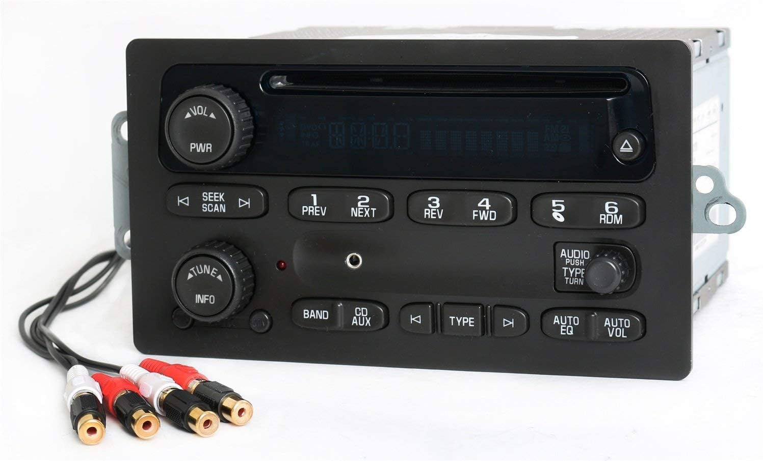 Chevy GMC 2005-09 Truck Radio AM FM CD Player w Aux Input & RCA Output 15234915 (Renewed)