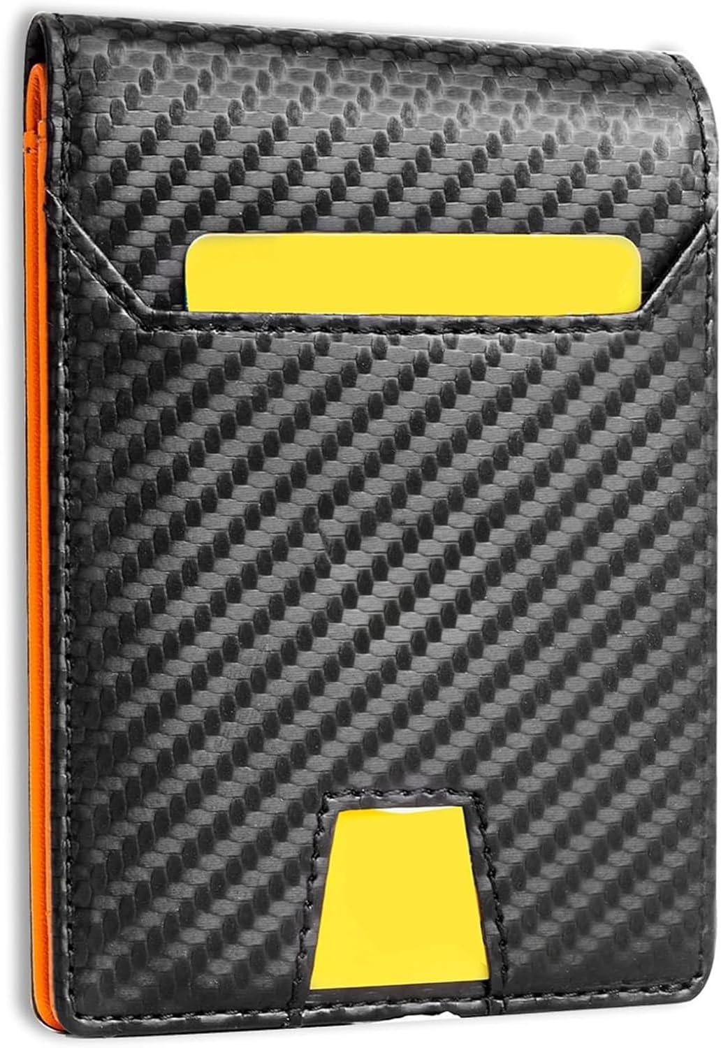 Genuine Leather Wallet for Men RFID Blocking Bifold Design with Multiple Card Slots ID Window Anti Theft Flip Pocket and Extra Capacity (Style-1)