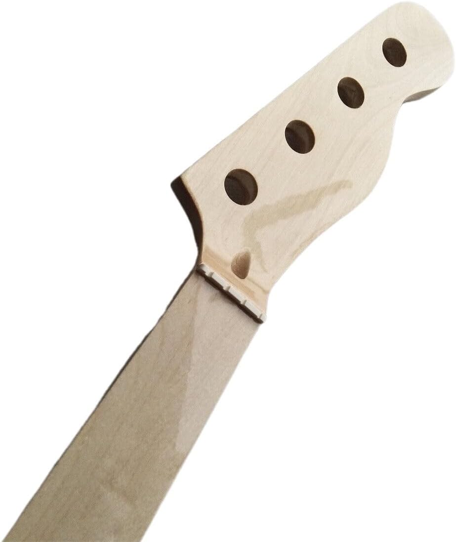 Fretless Jazz BASS Guitar Neck 20 Fret Maple Fingerboard 4 String Gloss