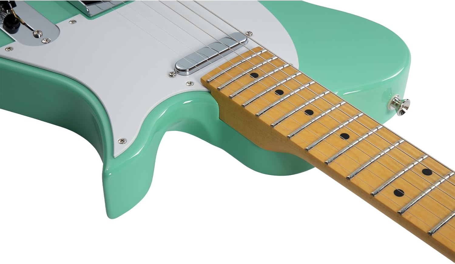 Vola Electric Guitar Vasti MC Surf Green Gloss Handmade in Japan MIJ Gotoh Bridge Gotoh Locking Tuner 6 Strings Modern C Neck For All Levels