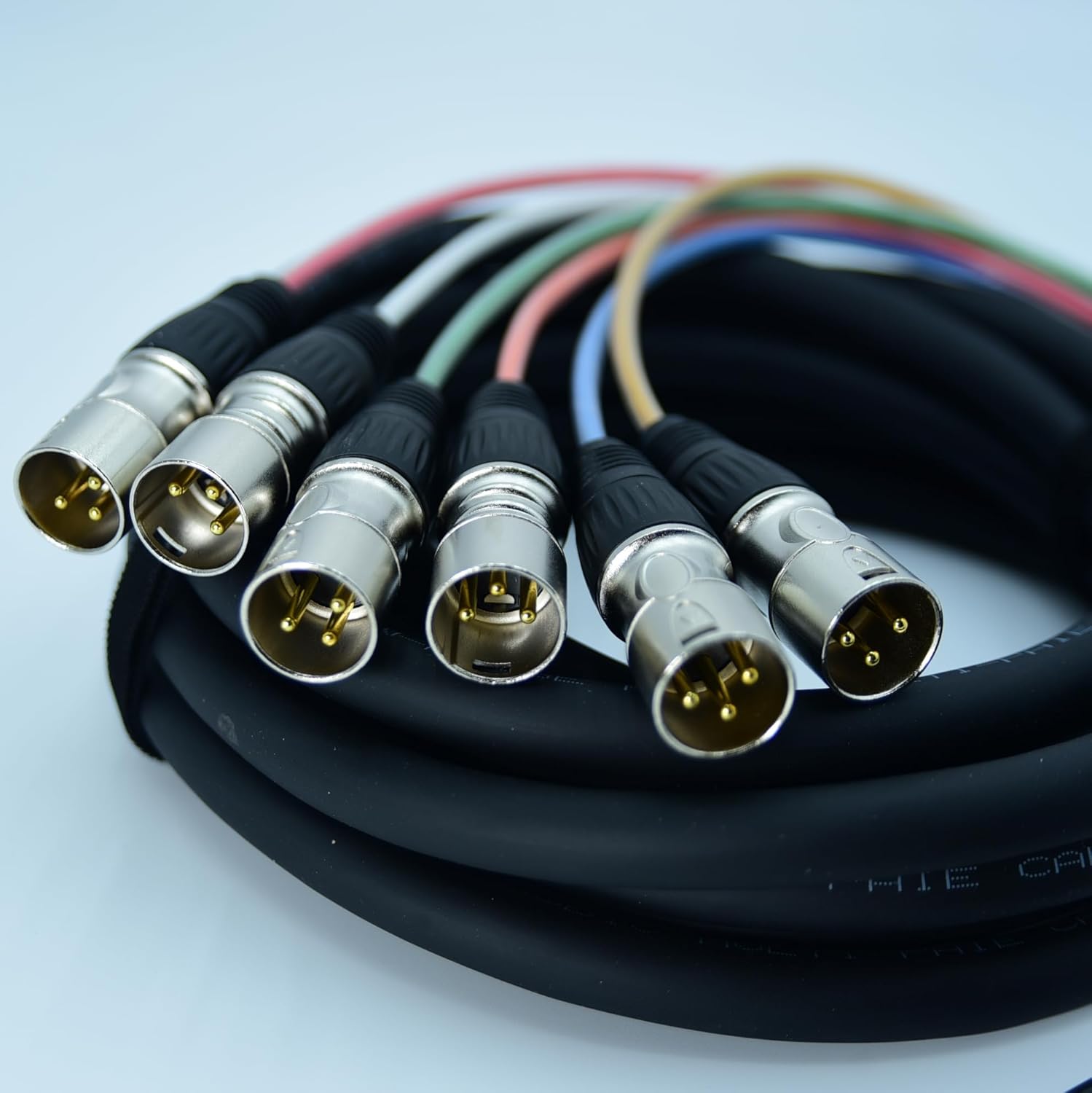 Arklove 20ft Pass Through TRS Snake Cables Audio Balanced Patch 1/4