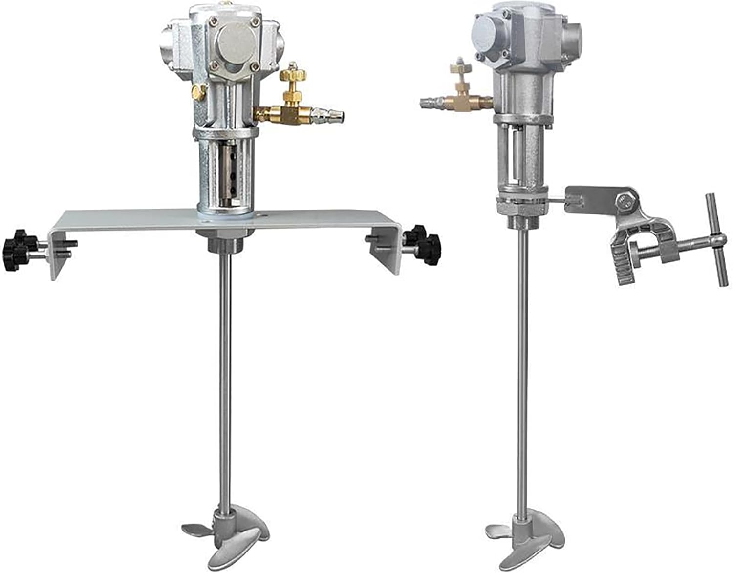 50 Gallon Pneumatic Paint Mixer Thickened Small Tank Barrel Drum Mixer Air Powered Agitator Paint Stirring Machine Mix Tool 1/2HP for Viscous Liquid