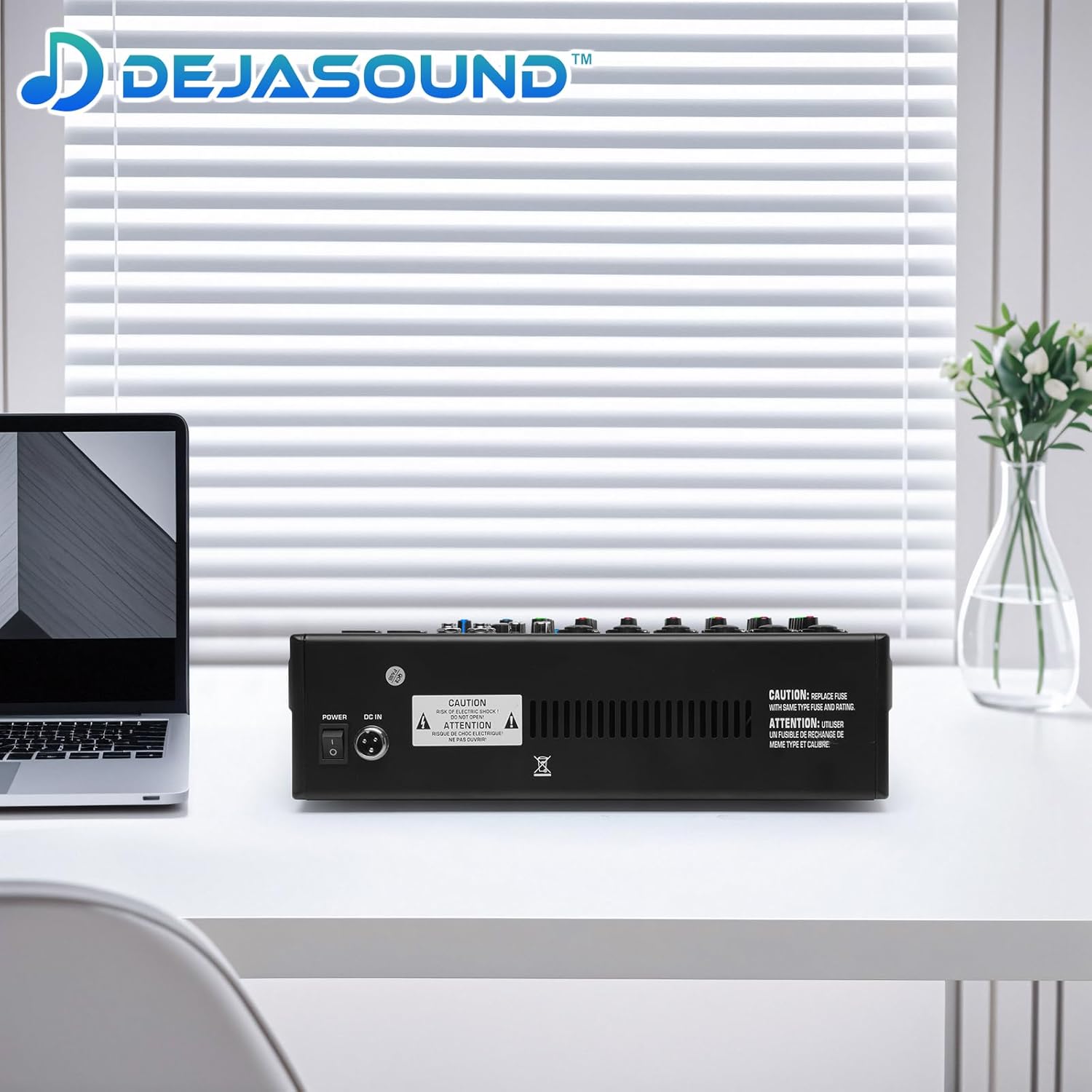 8-Channel Professional Audio Mixer, FX-8usb Mixing Console with XLR Inputs, Bluetooth, 99 DSP Effects, MP3, USB Interface for Podcast, Music, Recording, PC 13.39