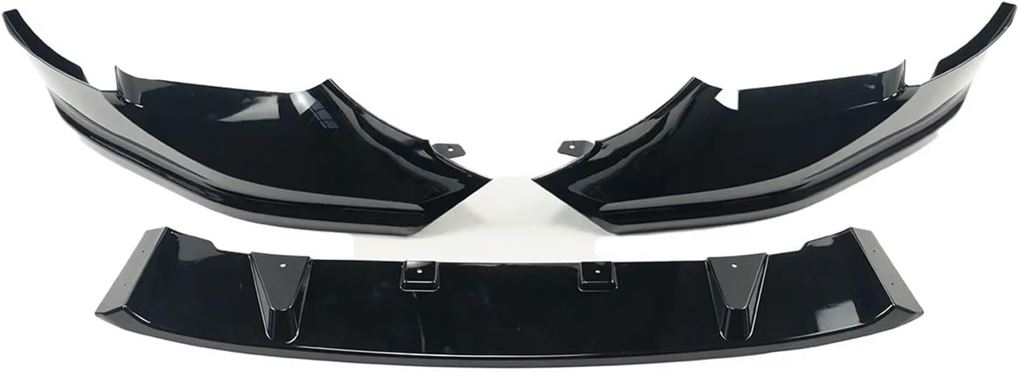 Car Front Bumper Lip Spoiler Compatible for BMW F90 M5 M5C 2018-2020 Side Splitter Diffuser Guard Trim Front Apron Surround Auto Parts(Carbon Fiber)