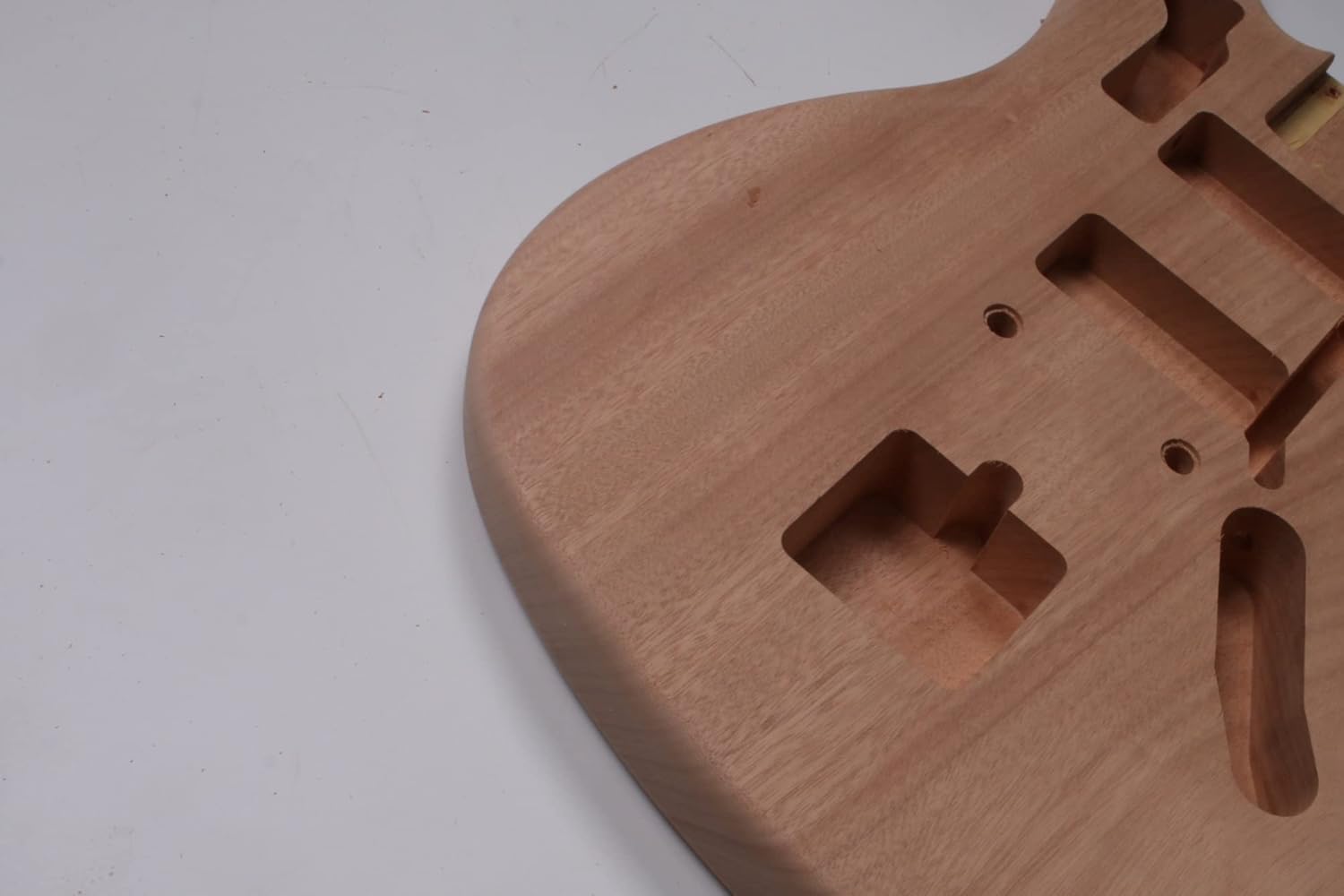 TSTS Mahogany Unfinish Bass Electric Guitar Body for DIY Guitar Accessory Guitar DIY Accessory
