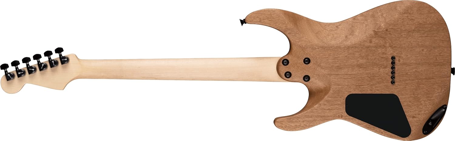 Pro-Mod DK24 HH HT E Mahogany with Poplar Burl Electric Guitar, Desert Sand