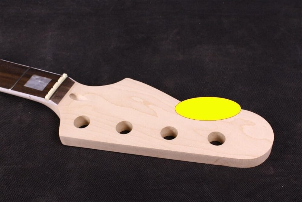 22fret Maple Bass Guitar Neck 34inch Left Rosewood Fretboard Short Scale Bolt On