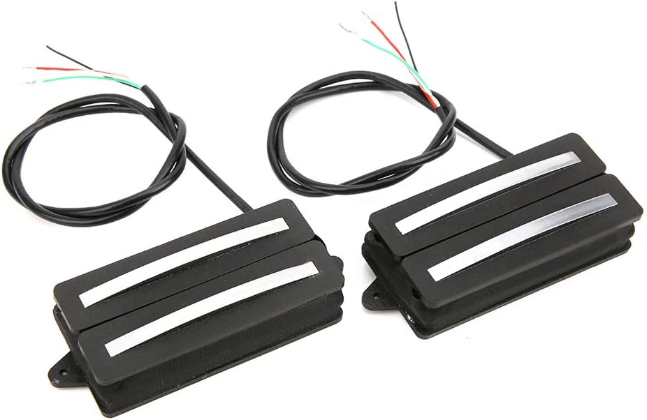 Dual Rail Electric Guitar Pickups 7 - String, 5 Core Wire Musical Instrument Accessories - High Bass Response, Durable Construction, Easy Installation for Guitar and Pedal Steel