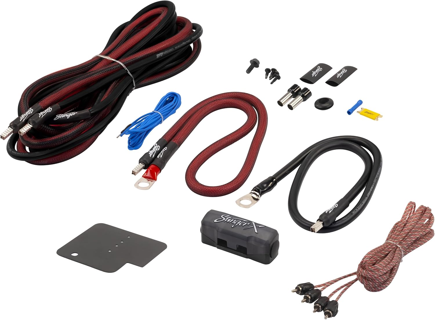 4 Gauge OFC Amplifier Wiring Kit for 2007-2021 Jeep Wrangler Unlimited by Stinger
