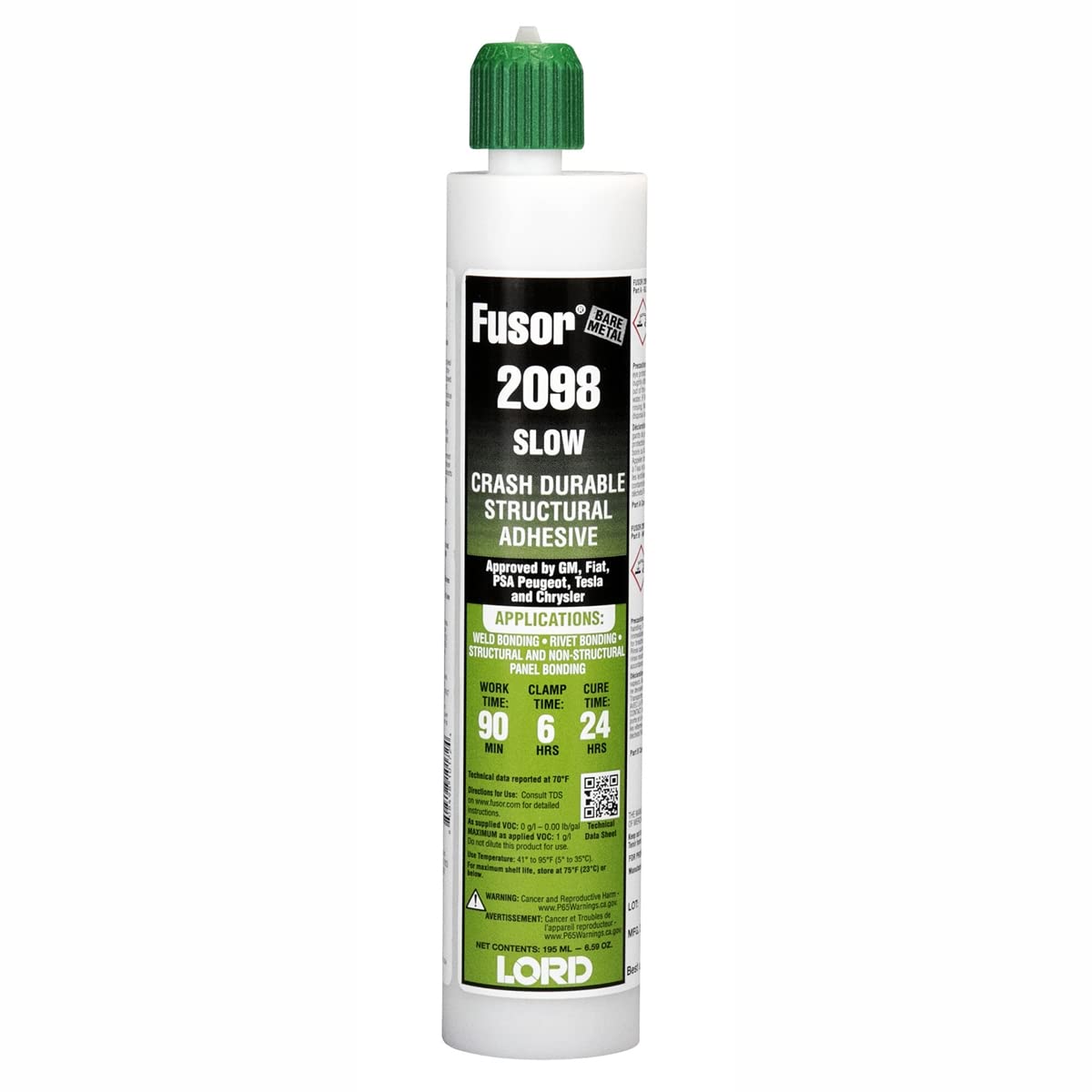 LORD FUS-2098 Crash Durable Structural Adhesive, Slow