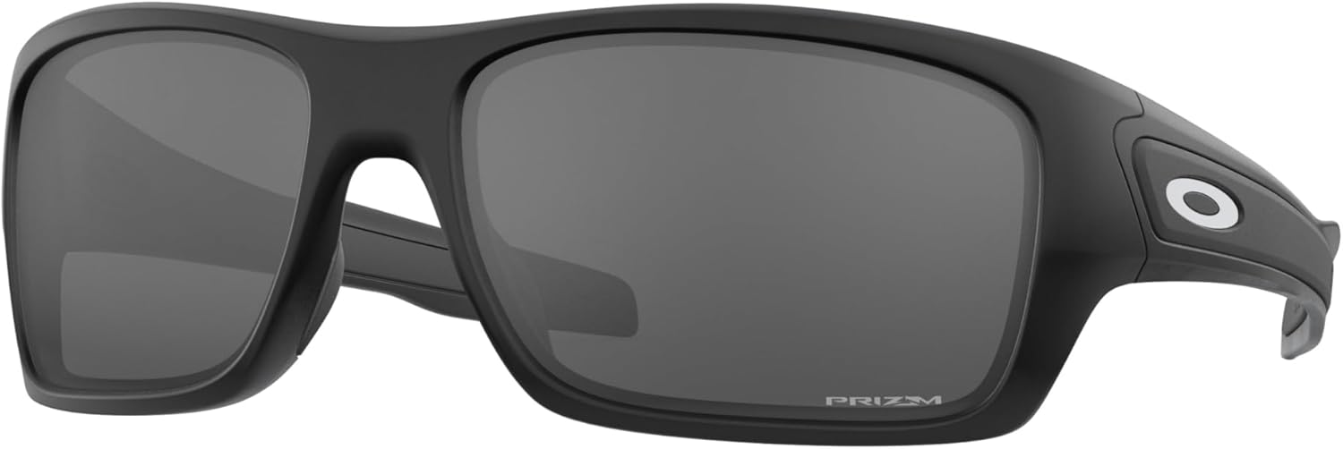 Oakley OO9263 Sunglasses Bundle: OO 9263 926342 Turbine Matte Black Prizm Blac and Eyewear Cleaning Kit