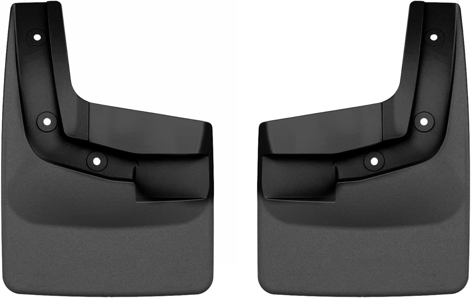 WeatherTech Custom No Drill Splash Guard MudFlaps for Ford Ranger, Front Pair (110186), Black