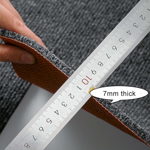 Soundproof Carpet Household Sound-Absorbing and Shock-Absorbing Pad Floor Thickening Fitness Piano Drum Noise Reduction Mat(Milk Color,90x300cm/35.4x118.1in)