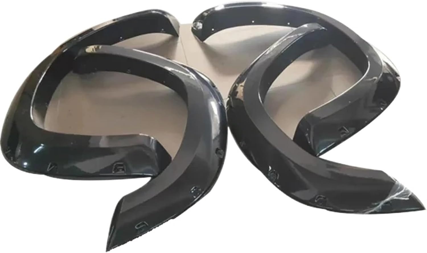 Car Plastic Wheel Arch Fender Flares Eyebrow Compatible for Dodge Ram 1500 2019+