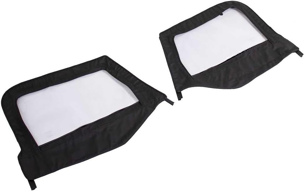 King 4WD 14019935 Replacement Soft Upper Doors - Pair - TJ