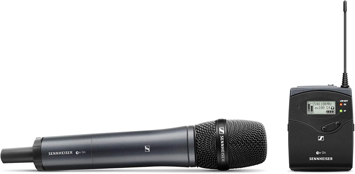 EW 135P G4 Portable Wireless Handheld Microphone System - A Band (Renewed)