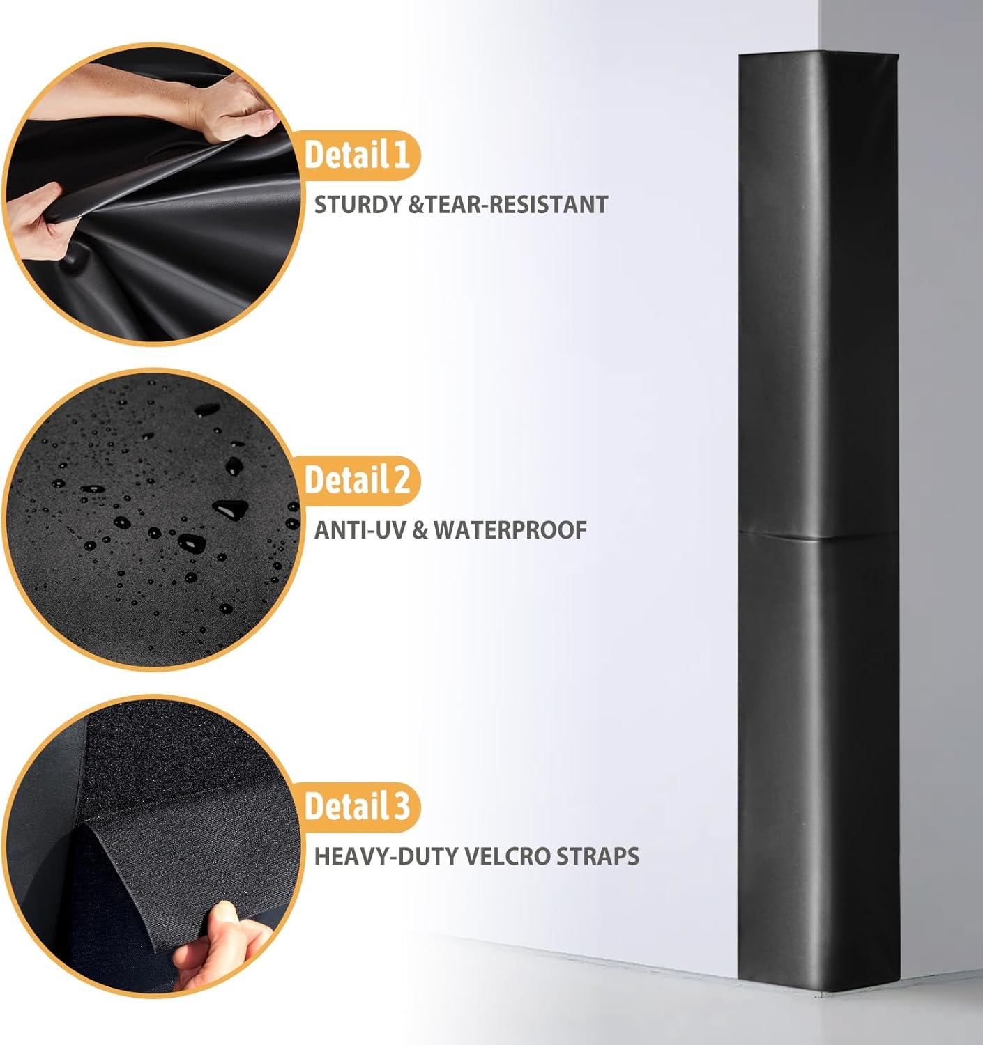 Black Wall Corner Padding 72