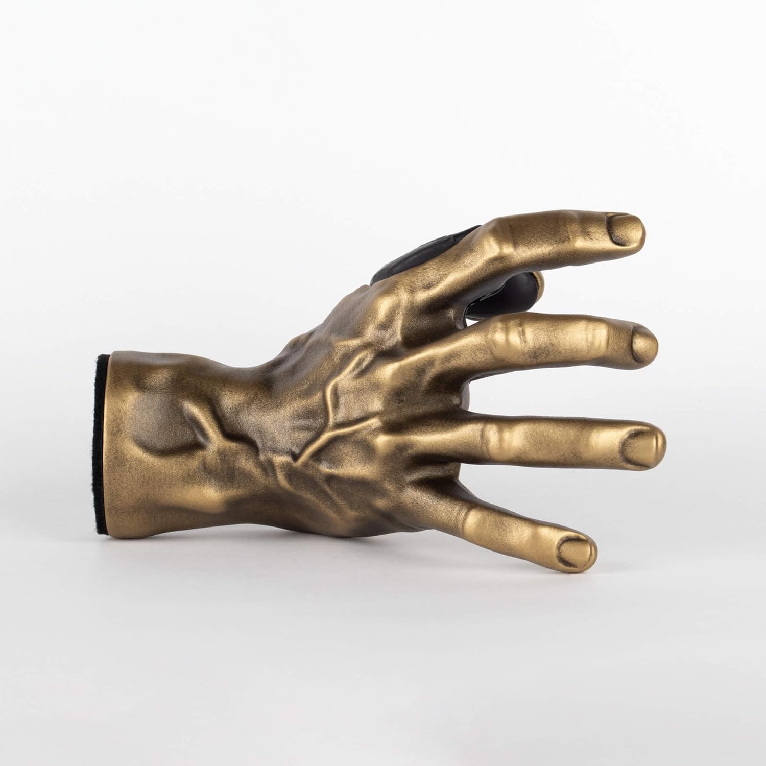 GUITARGRIP Hand Shaped Guitar Hanger for Electric, Bass, Banjo, Ukelele - Artisan Guitar Wall Mount - Durable Guitar Hooks for Wall Male Model, Gold Antique Finish, Right Grip