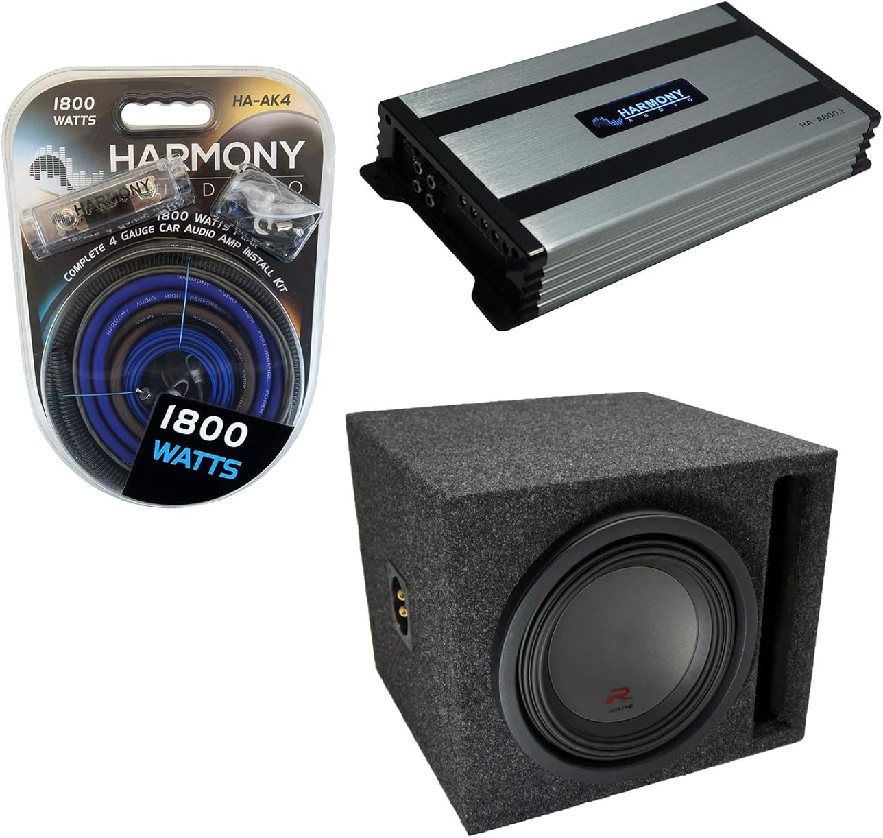 Harmony Audio Universal Car Stereo Slotted S Port Single 10