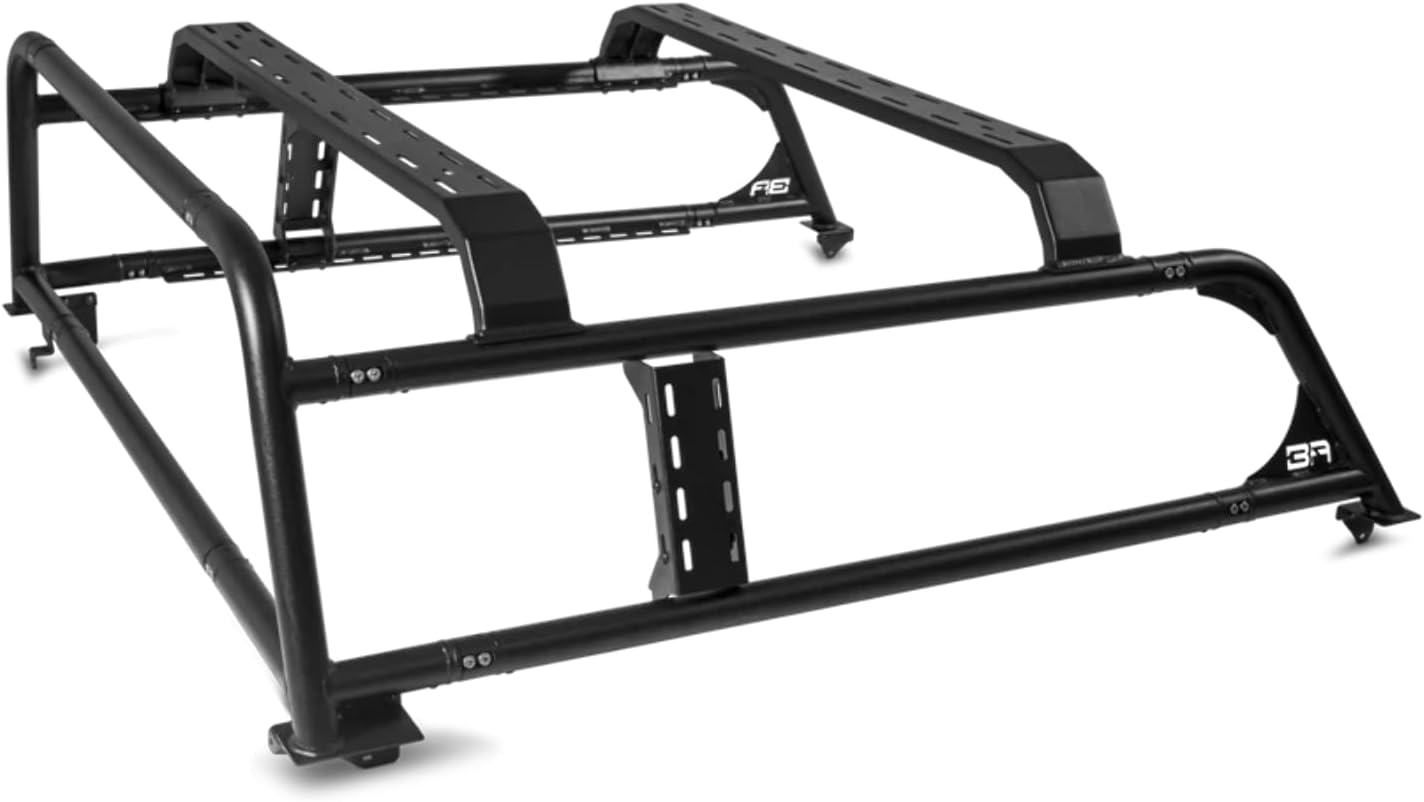 Body Armor 4x4 TK-6125 Overland Rack - Full Size , Black