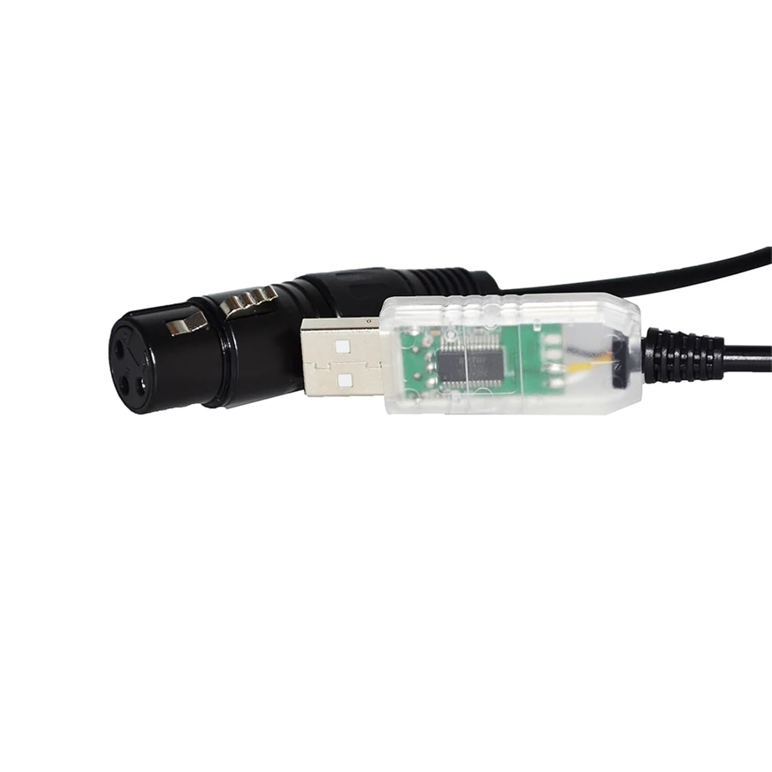 USB RS485 to XLR 3P Female Socket DMX512 Cable Fixture Controller KABLE(3metres,Color H)