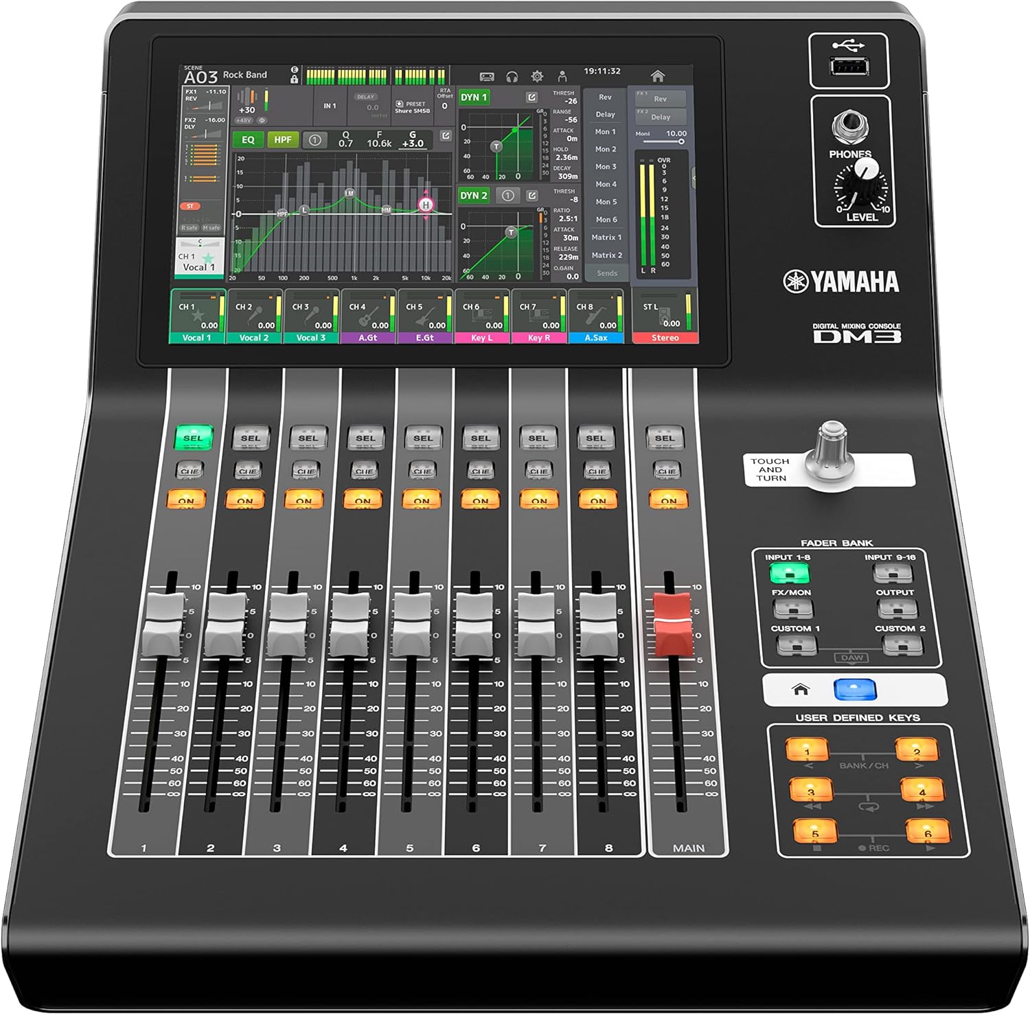 Yamaha DM3 Standard 22 Channel Ultracompact Digital Mixing Console