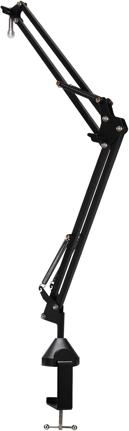 Blue Microphone Yeti USB Microphone Bundle with Headphones, Boom Arm Microphone, and Pop Filter for Broadcasting and Recording Microphones (4 Items)