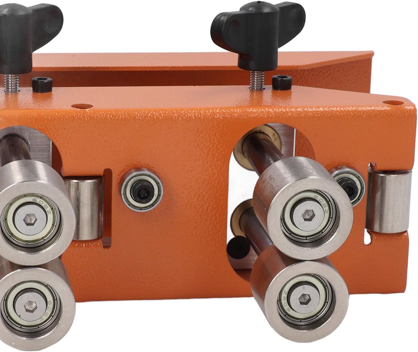 Sheet Metal Bender, Three Station Roller with V Shaped Roller, Bending Anglefor Steel, Copper, Accurate Depth for Industrial Production and Household Use