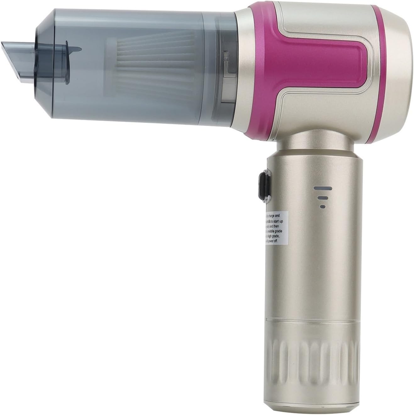 Electric Blower, 5Pcs Cordless Car Vacuum Cleaner Set Brushless High Power 3-Speed Adjustable Handheld Blower & Suction for Home and Vehicle Use,for Patio Cleaning, Lawn Care, Leaves, Dust