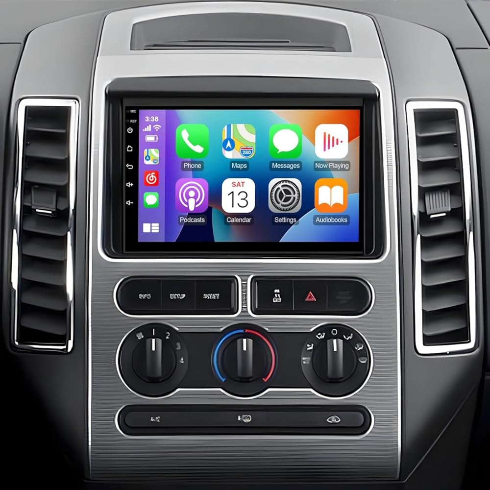 PHEZEN 7 inch Touchscreen Car Stereo Fit for Ford Edge 2007-2010, Android 13 Car Radio with Carplay & Android Auto GPS Navigation BT Mirror Link WiFi Backup Camera 4+64G