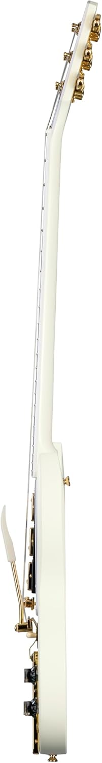 Epiphone Inspired by Gibson Custom 1963 Les Paul SG Maestro, Classic White with Hard Case