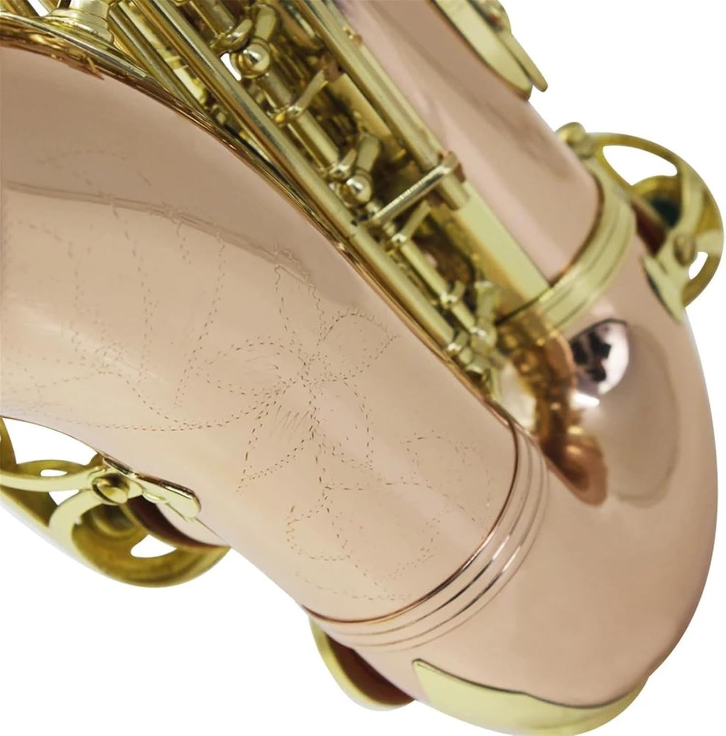 Beginner saxophone Soprano Saxophone Phosphor Copper Gold-Plated Bb B Flat Sax Saxfone Woodwind Musical With Saxophone Accessories