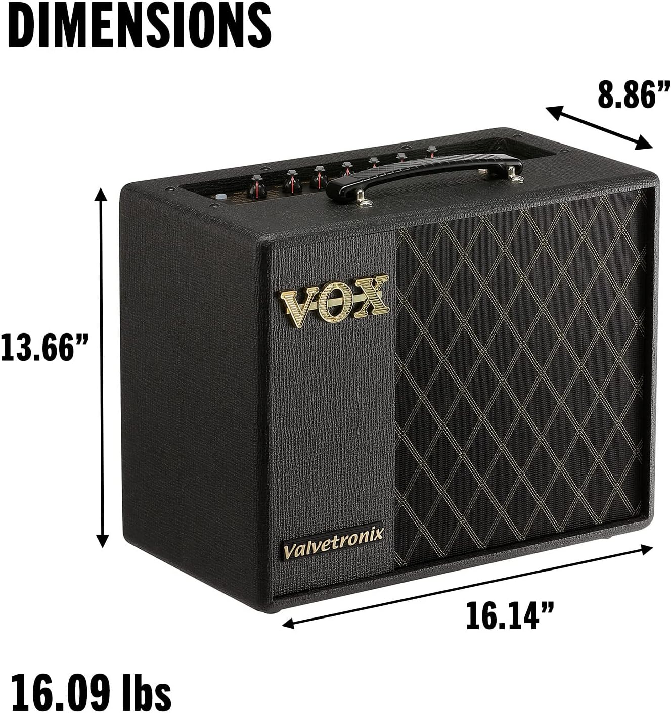 Vox VT20X 1x8 inch 20-watt Modeling Guitar Combo Amplifier w/ DSP and Hybrid Design