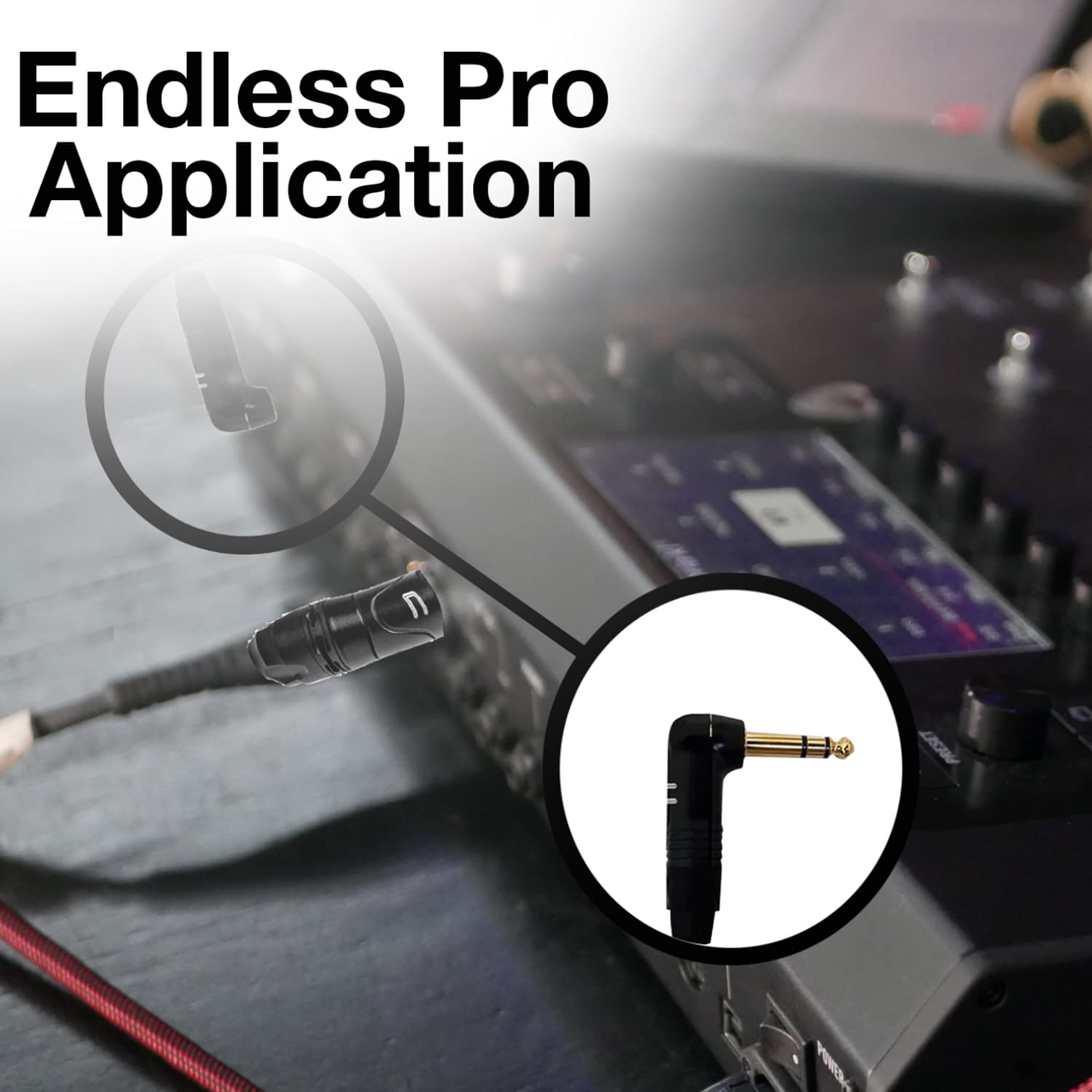 COLUBER CABLE Right Angle XLR Female to Right Angle 1/4