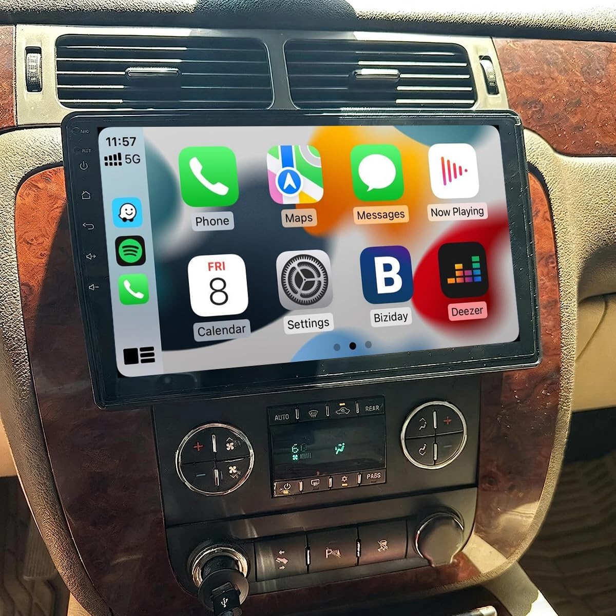 Car Stereo Radio Compatible for Avalanche (2007-2011) (GMT900) with Carplay Android Auto GPS Navigation 10.1in Touchscreen Car Radio Player with Bluetooth WiFi FM/RDS SWC Mirror Link + Backup Camera