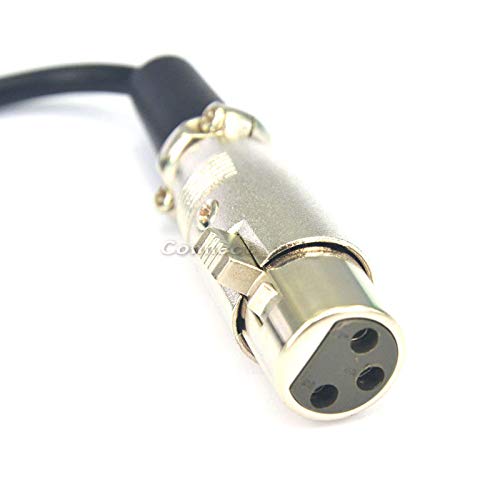 10 Pieces 0.5 feet 3 Pin XLR Female to RJ45 Female Adapter Connector Converter Cable Cord for LED