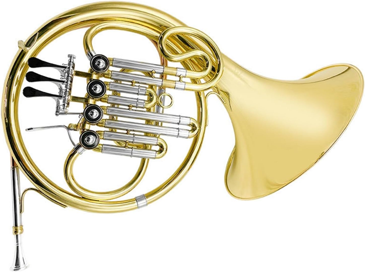 Bb French Horn Professional 4 key single row instrument