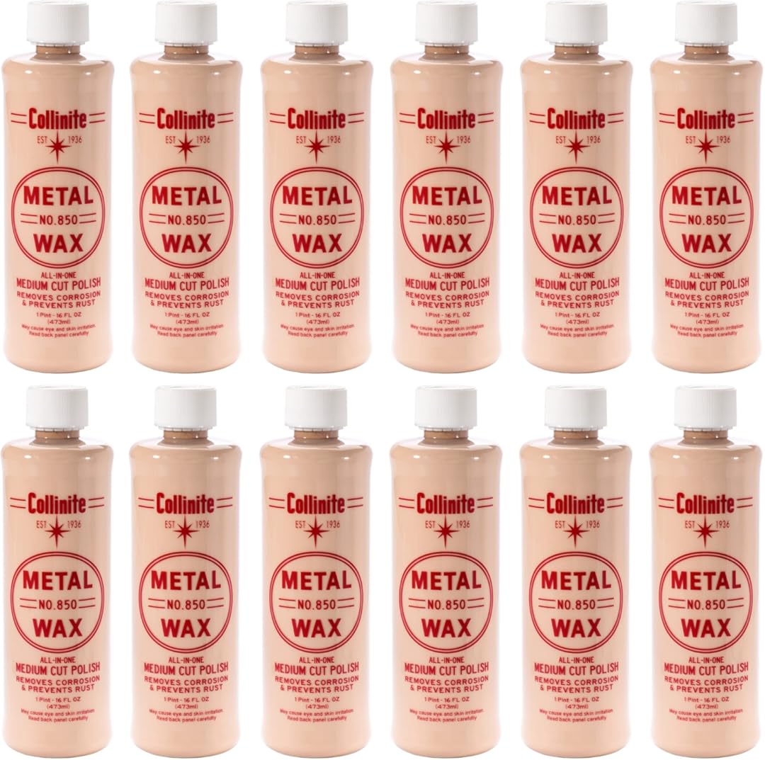 Collinite No. 850 Metal Wax, 16 Fl Oz - 12 Pack (Full Case)